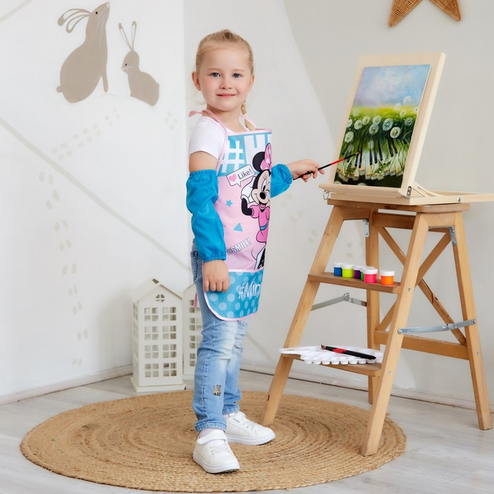 Фартук с нарукавниками детский Фартук с нарукавниками детский "Smile", Минни Маус, 49х39 см