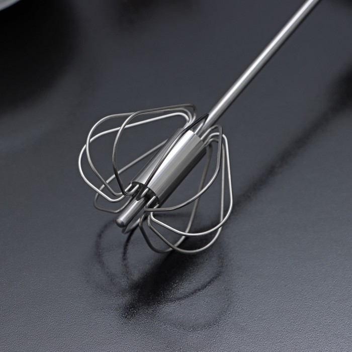 Миксер механический Доляна &laquo;Сильвер&raquo;, 30 см, нержавеющая сталь