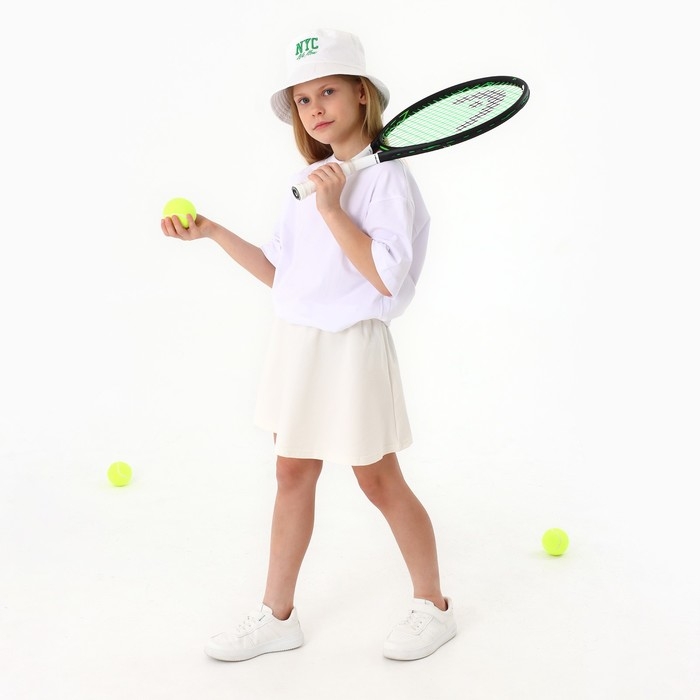 Панама детская для девочки NYC, цвет белый, р-р 54