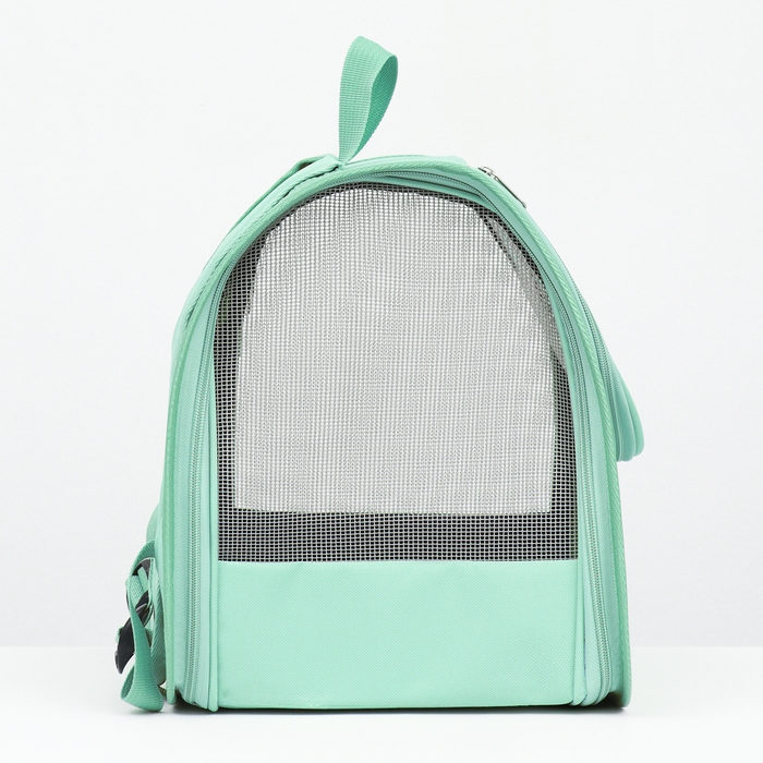 Рюкзак-переноска для кошек и собак, 35 х 30 х 26 см, голубой Рюкзак-переноска для кошек и собак, 35 х 30 х 26 см, голубой