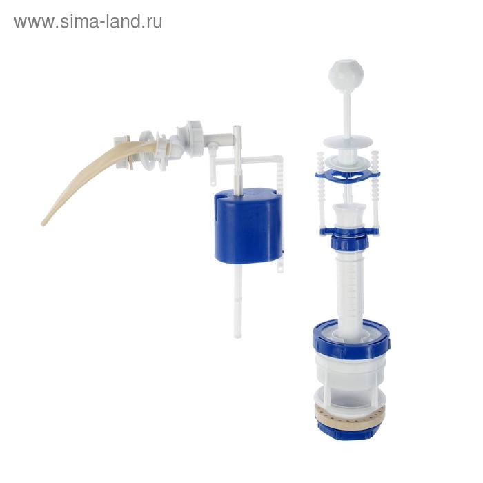 Арматура для смывных бачков Арматура для смывных бачков "РБМ" АС-5.1, с боковым донным клапаном, белая
