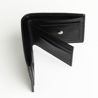 Портмоне мужское без застёжки, отдел для карт, монет, цвет чёрный Портмоне мужское без застёжки, отдел для карт, монет, цвет чёрный