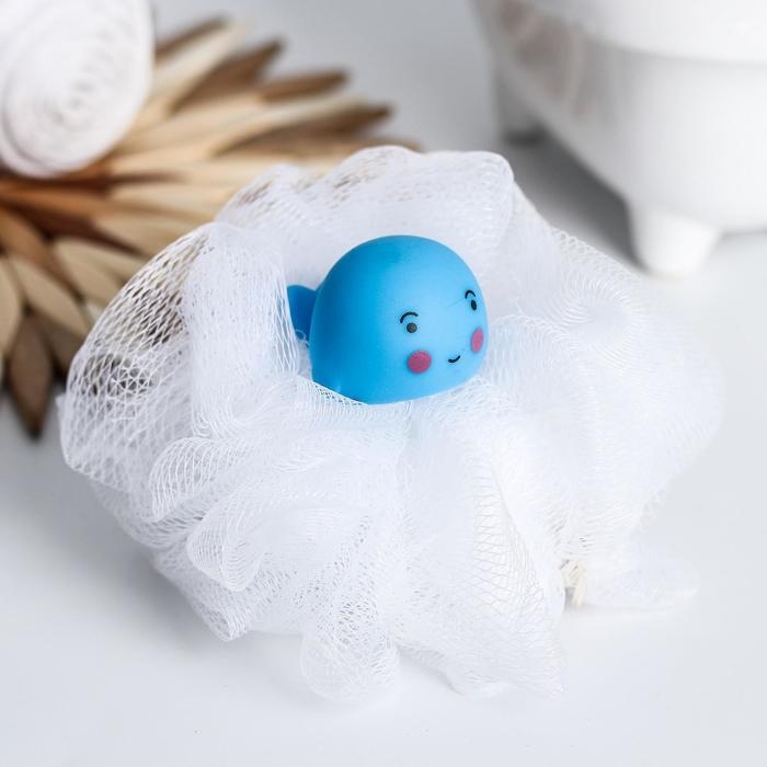 Мочалка детская для купания &laquo;Кит&raquo;