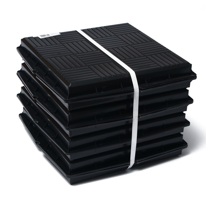 Форма для тротуарной плитки &laquo;Плита. Паркет&raquo;, 30 &times; 30 &times; 3 см, Ф12007, 1 шт.