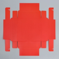 Коробка под 9 конфет с ячейками &laquo;Новогодний подарок&raquo; 14.5 х 14.5 х 3.5 см, Новый год