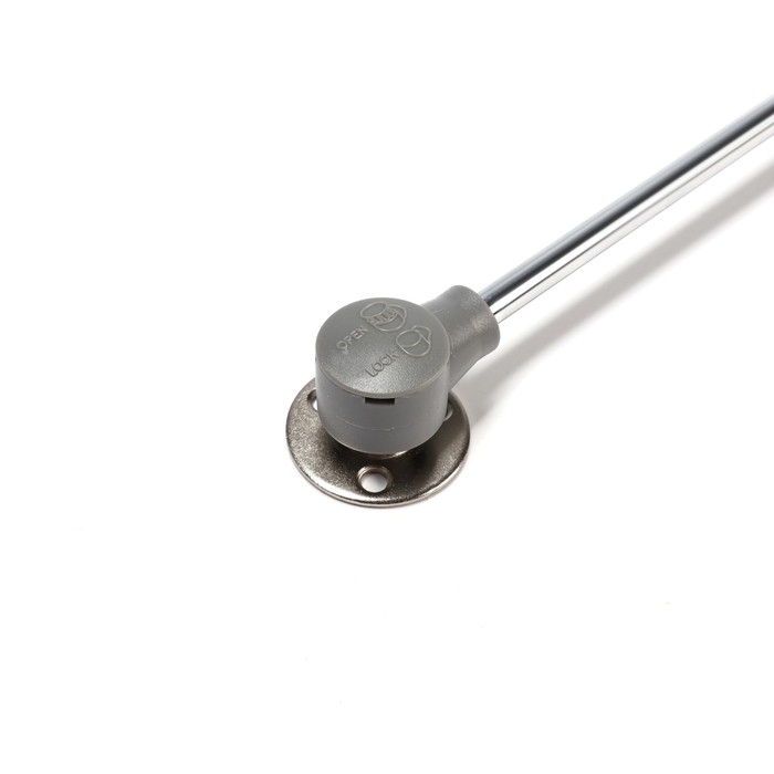 Газлифт 60N CAPPIO, с доводчиком, бесшумное открывание/закрывание, серый