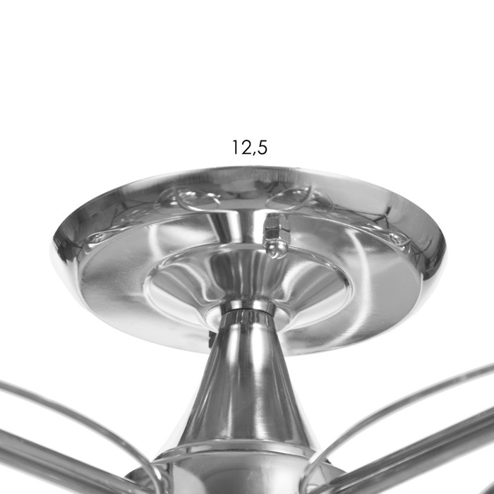 Люстра "Эйприл" 5х40Вт Е27 Хром 51х51х24см