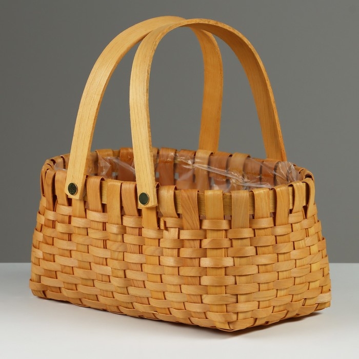 Набор корзин плетеных, 26x16,5x12/25 см, 19x12x10/20 см, 2 шт, секвойя