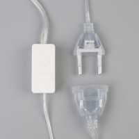 Гирлянда «Занавес» 3 × 1.4 м с насадками «Перья», IP20, прозрачная нить, 80 LED, свечение мульти (RG/RB), мигание, 220 В Гирлянда «Занавес» 3 × 1.4 м с насадками «Перья», IP20, прозрачная нить, 80 LED, свечение мульти (RG/RB), мигание, 220 В