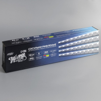 Гирлянда &laquo;Сосульки рифленые&raquo; 2.5 &times; 0.42 м, IP65, прозрачная нить, 288 LED, свечение мульти с эффектом стекания, 12 В