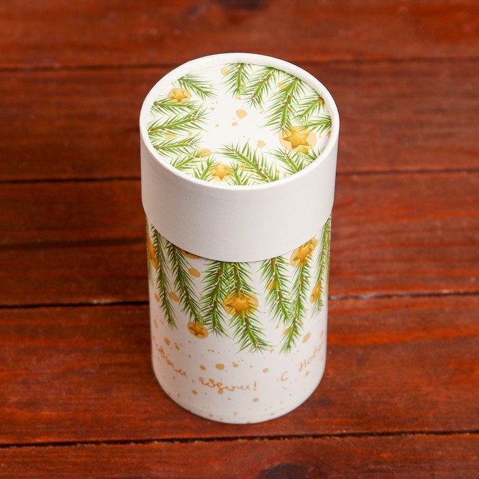 Коробка Коробка "С Новым годом" завальцованная без окна 8 х 14,5 см