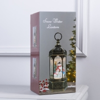 Светодиодная фигура «Фонарь со снеговиками» 13 × 28.5 × 12 см, пластик, батарейки ААх3 (не в комплекте), USB, свечение тёплое белое Светодиодная фигура «Фонарь со снеговиками» 13 × 28.5 × 12 см, пластик, батарейки ААх3 (не в комплекте), USB, свечение тёплое белое