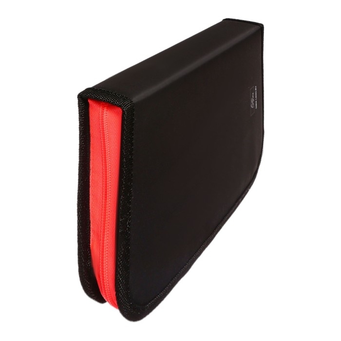 Пенал 1 секция 140 х 210 х 40 мм, откидной карман и косметичка, тканевый, Calligrata TOP Content "Кот суета"