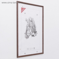 Фоторамка дерево 40х60 см (1702) (пластиковый экран) Фоторамка дерево 40х60 см (1702) (пластиковый экран)