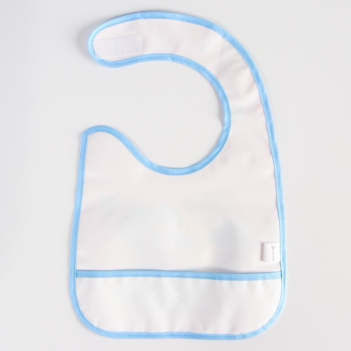 Нагрудник для кормления &laquo;Веселые подружки&raquo; непромокаемый на липучке, с карманом