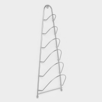 Подставка для крышек подвесная, 19,5×9×46 см, хром Подставка для крышек подвесная, 19,5×9×46 см, хром