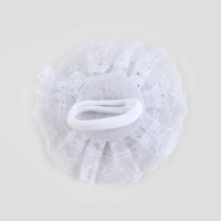 Выпускной.Бант для волос на резинке, белый, 10.5 см, Кошечка Мари Выпускной.Бант для волос на резинке, белый, 10.5 см, Кошечка Мари