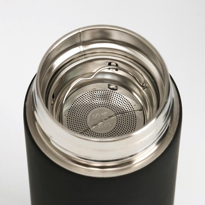 Термос, 500 мл, Basic "Мастер К", с ситечком, с датчиком температуры, сохраняет тепло 10 ч