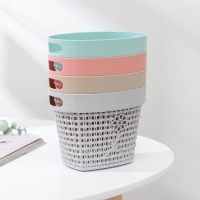 Корзина для мелочей с ручками, пластик, 16,5&times;11&times;12 см, цвет МИКС