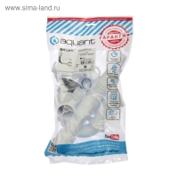 Сифон для ванны Aquant, 1 1/2" х 40 мм, с выпуском и переливом, с гибкой трубой 40х40/50 мм Сифон для ванны Aquant, 1 1/2" х 40 мм, с выпуском и переливом, с гибкой трубой 40х40/50 мм