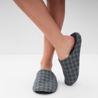 Тапочки женские, размер 36-37, цвет серый