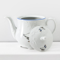 Чайный сервиз на 6 персон &laquo;Рококо. Гуси&raquo;, 15 предметов