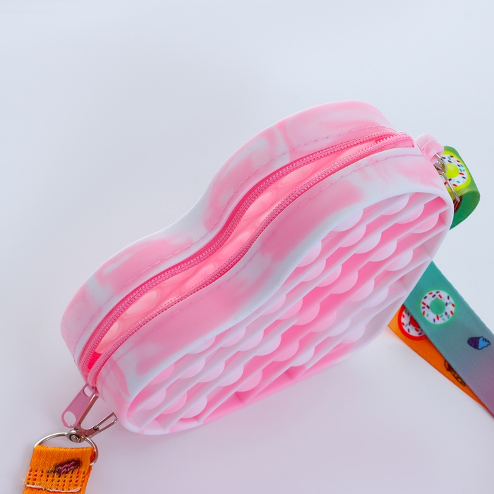 Сумка детская на молнии «Выбражулька», цвет розовый Сумка детская на молнии «Выбражулька», цвет розовый