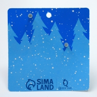 Новый год! Серьги &laquo;Новогодние&raquo; снеговик с носком, цветные в золоте