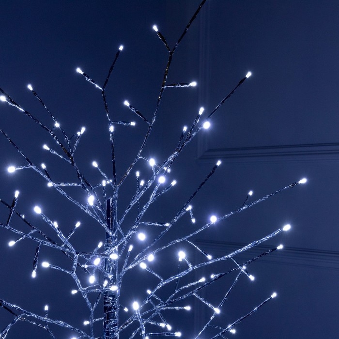 Светодиодное дерево &laquo;Серебристое&raquo; 1.5 м, 150 LED, постоянное свечение, 220 В, свечение белое