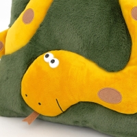 Мягкая игрушка - подушка, 35 см, цвет зелёный