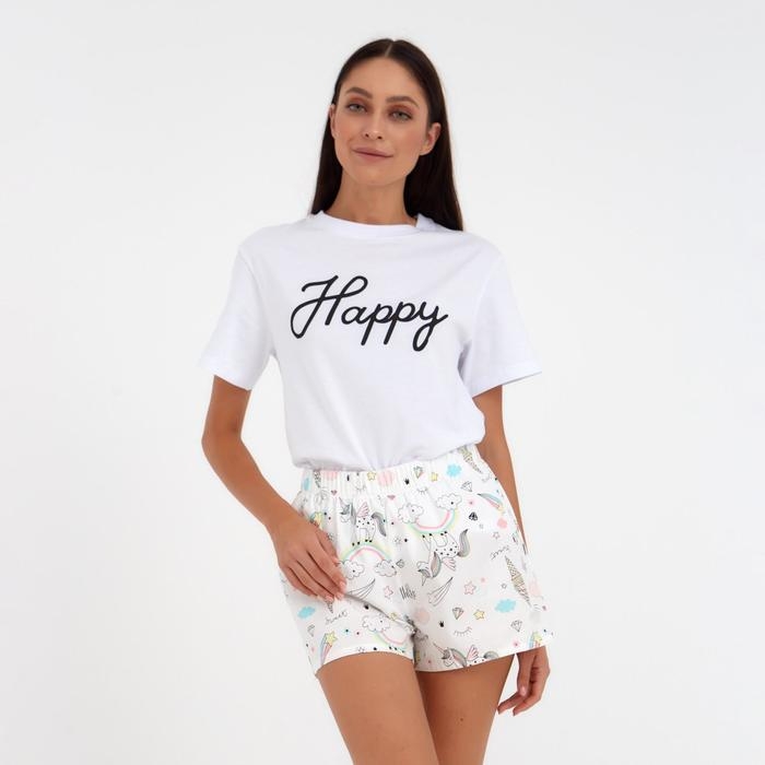 Шорты женские KAFTAN Шорты женские KAFTAN "Unicorn", р. 40-42, белый