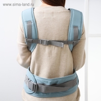 Рюкзак-кенгуру, хипсит для малыша &laquo;Животные&raquo;, цвет голубой