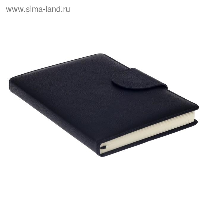 Ежедневник недатированный А5, 160 листов, deVENTE. Norwich, обложка искусственная кожа, 2 ляссе, тонированный блок 70 г/м2, чёрный