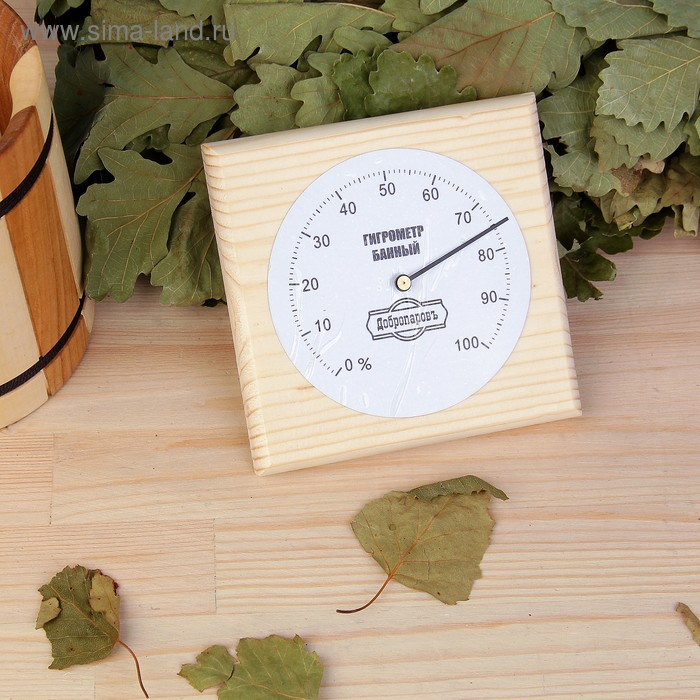 Гигрометр Гигрометр "Классика", 12,5х2х12,5см, "Добропаровъ"