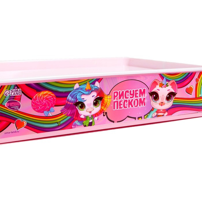 Планшет для рисования песком &laquo;Волшебный единорог&raquo;, мод. Tb-15