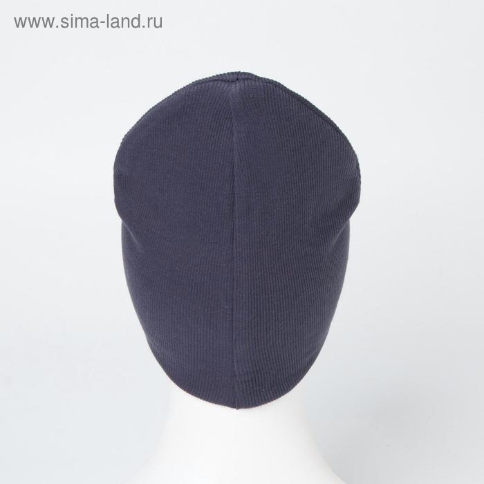 Шапка для мальчика, цвет тёмно-серый/звезда, размер 50-54 Шапка для мальчика, цвет тёмно-серый/звезда, размер 50-54