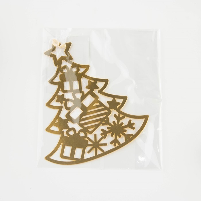 Ёлочная игрушка новогодняя  &laquo;Новый год: Ёлка&raquo;,   8.9 х 9.1 см.