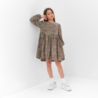 Платье для девочки MINAKU цв. зелёный, рост 140 см Платье для девочки MINAKU цв. зелёный, рост 140 см