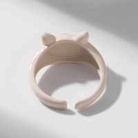 Кольцо «Монстрик» кот, цвет розовый, безразмерное Кольцо «Монстрик» кот, цвет розовый, безразмерное