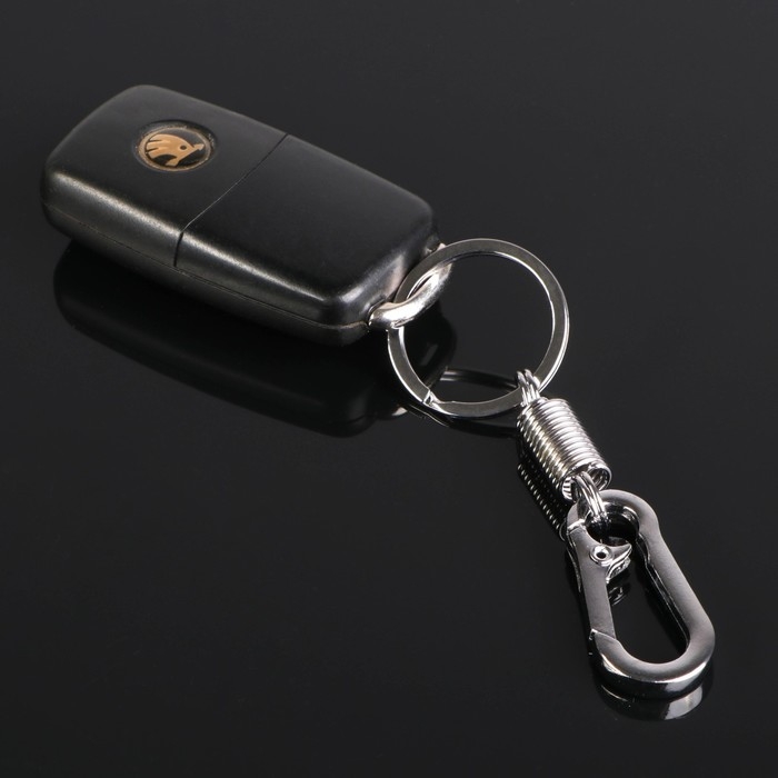 Брелок для ключей Cartage, зажим, хром Брелок для ключей Cartage, зажим, хром