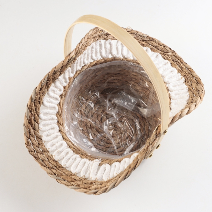 Набор корзин из 4 шт, 35x24x19, 32x20x17, 28x18x15, 25x16x14 см, рогоз Набор корзин из 4 шт, 35x24x19, 32x20x17, 28x18x15, 25x16x14 см, рогоз