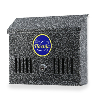 Ящик почтовый с замком, горизонтальный &laquo;Мини&raquo;, серебристый