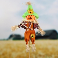 Огородное пугало &laquo;Тыква&raquo;, h = 80 см, МИКС, Greengo