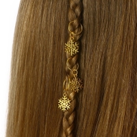 Пирсинг для волос новогодний &laquo;Волшебство не за горами&raquo; на Новый год, 6 шт