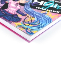 Интерактивный планер А5, 92 л. Твердая обложка &laquo;Аниме девочки&raquo;