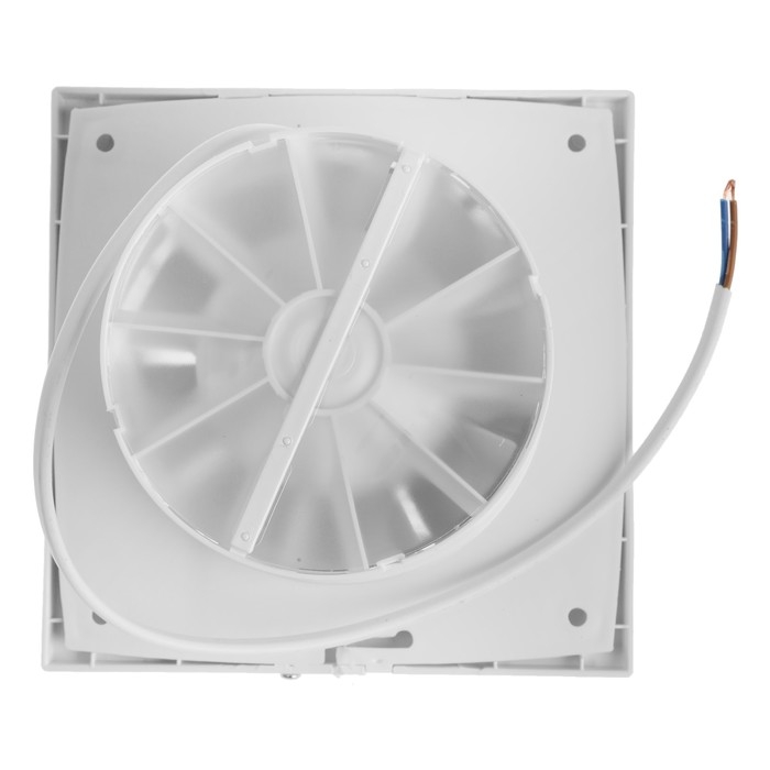 Вентилятор вытяжной "КосмоВент" В100ВК-ок, d=100 мм, 10 Вт, 105 м&sup3;/ч, с выключ, обр. клапан