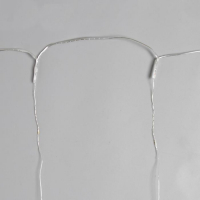 Гирлянда &laquo;Занавес&raquo; 1.6 &times; 1.6 м роса, IP20, серебристая нить, 160 LED, свечение тёплое белое, 8 режимов, 220 В