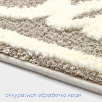 Коврик для ванной и туалета SAVANNA &laquo;Bath&raquo;, 40&times;60 см, цвет бежевый