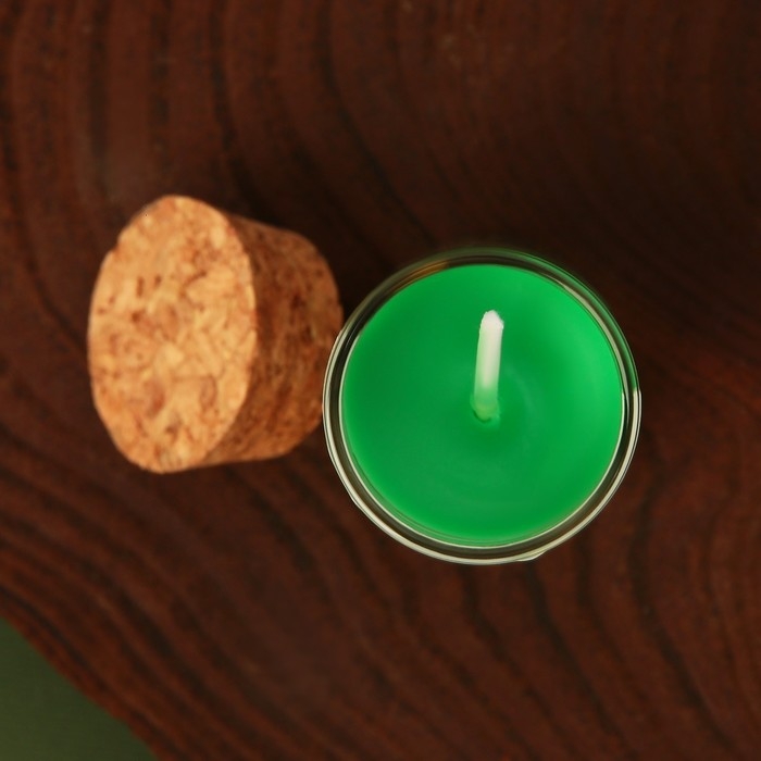 Новогодняя свеча в колбе &laquo;Новый год: Время чудес&raquo;, аромат мята