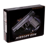 Пистолет &laquo;Боец&raquo;, металлический, 16,5 см, стреляет пульками 6 мм